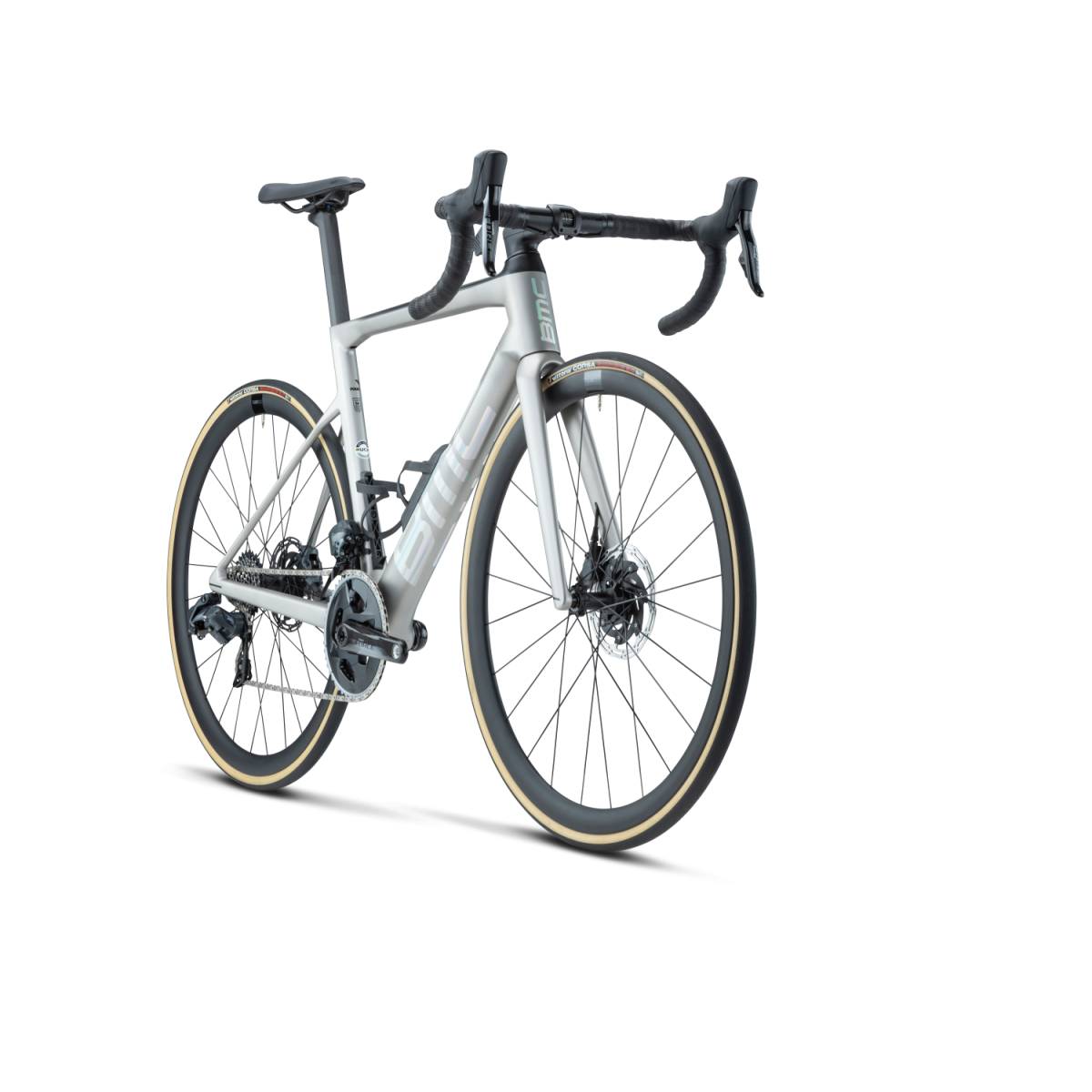 BMC Teammachine SLR01 Four plento dviratis / Arctic Silver Prisma - Carbon  | Velonova ®